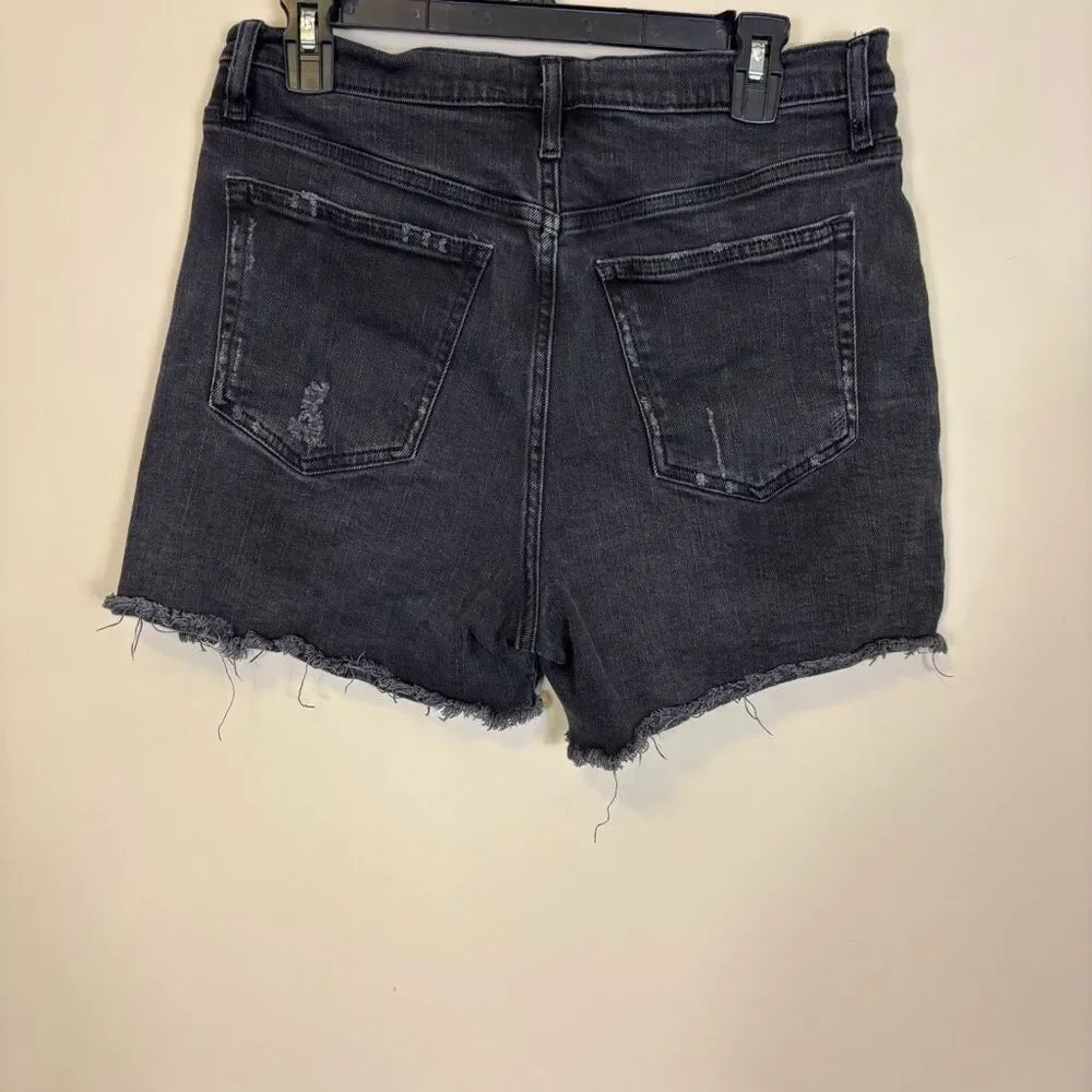 Silver Women's 90's Baggy Denim Jean‎ Shorts Black Size 31 4.5